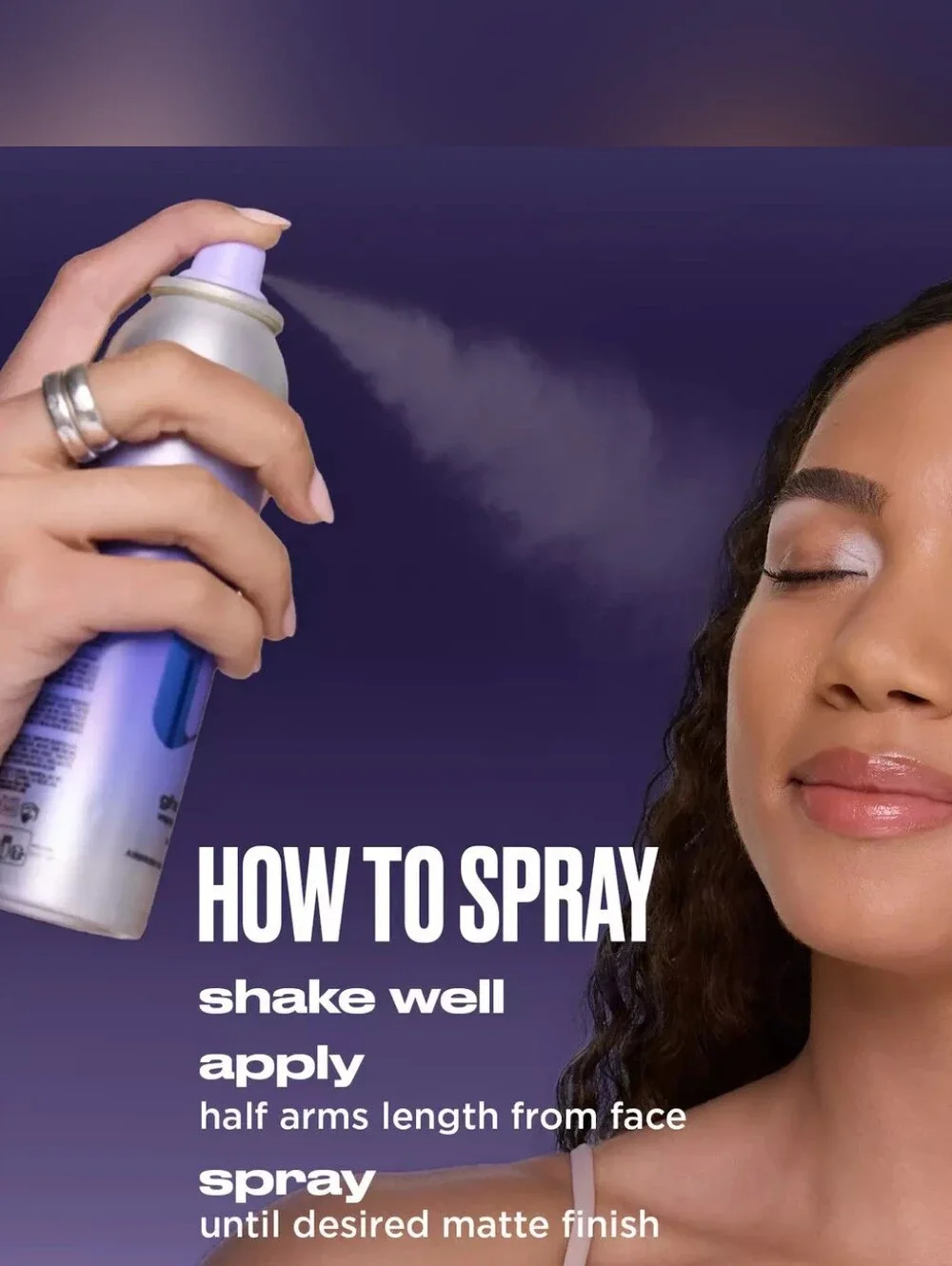 Urban Decay Ghosting Spray. Color:deep. Full Sized. Sprayed Once For Color Test